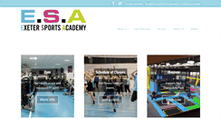 Desktop Screenshot of exetersportsacademy.com
